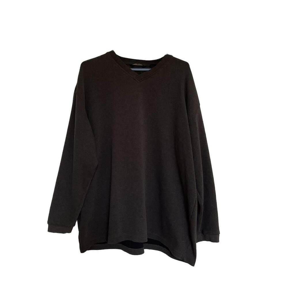 Axist Men's Gray V-Neck Sweater XXL Classic Fit Office Casual‎